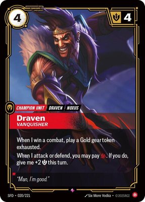 Draven, Vanquisher, Spiritforged