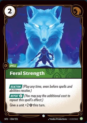 Feral Strength, Spiritforged