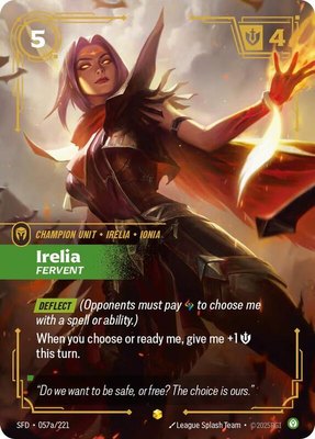 Irelia, Fervent (Alternate Art), Spiritforged