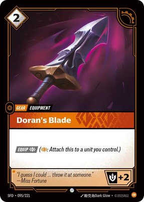 Doran's Blade, Spiritforged