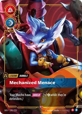 Rumble, Mechanized Menace, Spiritforged