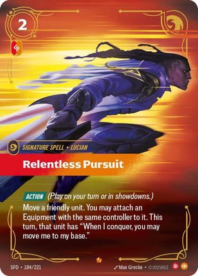 Relentless Pursuit, Spiritforged