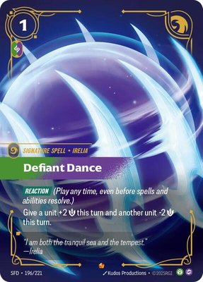Defiant Dance, Spiritforged