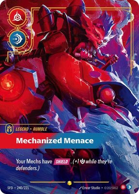 Rumble, Mechanized Menace (Overnumbered), Spiritforged