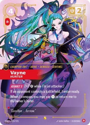 Vayne, Hunter (Overnumbered), Spiritforged