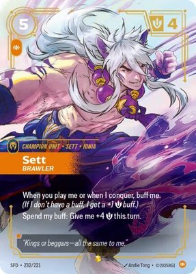 Sett, Brawler (Overnumbered), Spiritforged