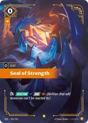 Seal of Strength (Overnumbered), Spiritforged