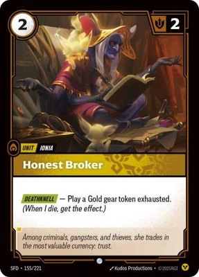 Honest Broker, Spiritforged