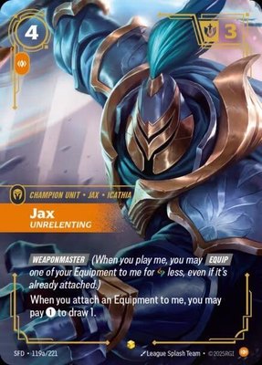 Jax, Unrelenting (Alternate Art), Spiritforged