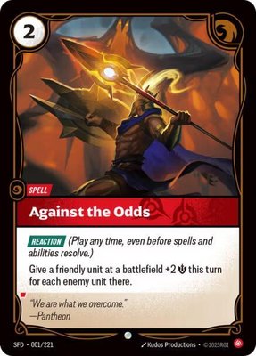Against the Odds, Spiritforged