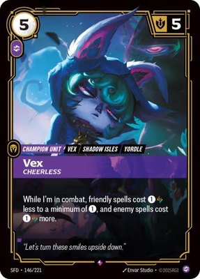 Vex, Cheerless, Spiritforged