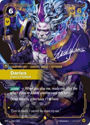 Darius, Executioner (Signature), Spiritforged