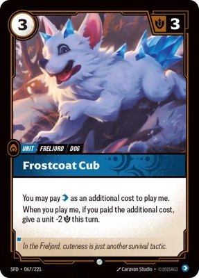 Frostcoat Cub, Spiritforged