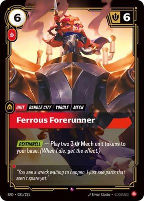 Ferrous Forerunner, Spiritforged