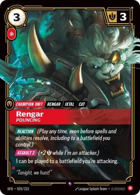Rengar, Pouncing, Spiritforged