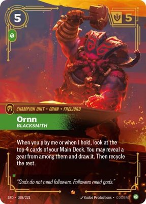 Ornn, Blacksmith, Spiritforged