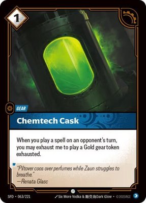 Chemtech Cask, Spiritforged