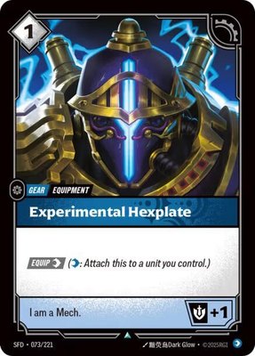 Experimental Hexplate, Spiritforged