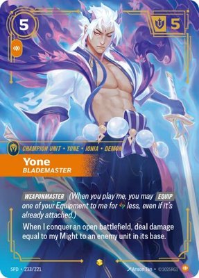 Yone, Blademaster (Overnumbered), Spiritforged