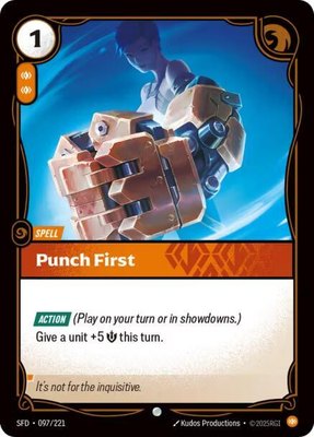 Punch First, Spiritforged
