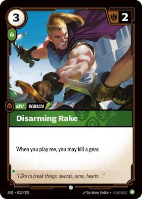 Disarming Rake, Spiritforged