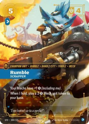 Rumble, Scrapper, Spiritforged