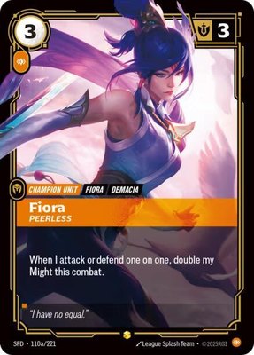 Fiora, Peerless (Alternate Art), Spiritforged