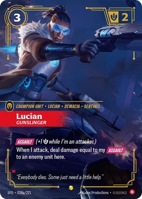 Lucian, Gunslinger (Alternate Art), Spiritforged