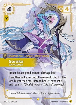 Soraka, Wanderer (Signature), Spiritforged