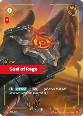 Seal of Rage (Overnumbered), Spiritforged