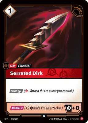 Serrated Dirk, Spiritforged