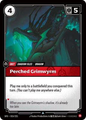 Perched Grimwyrm, Spiritforged