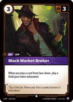 Black Market Broker, Spiritforged