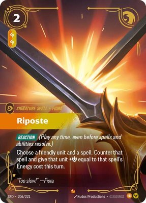 Riposte, Spiritforged