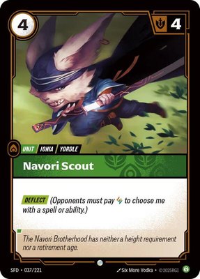 Navori Scout, Spiritforged
