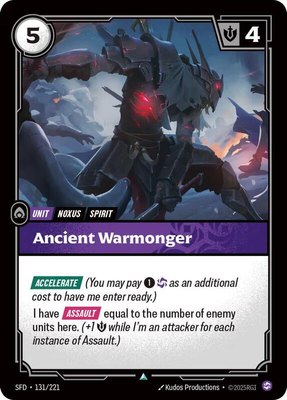 Ancient Warmonger, Spiritforged
