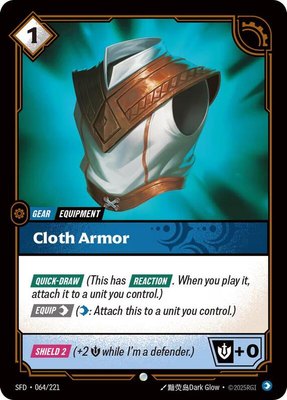 Cloth Armor, Spiritforged