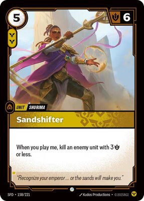 Sandshifter, Spiritforged