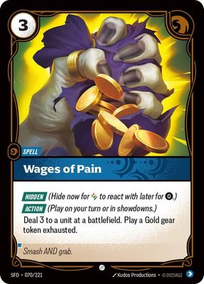 Wages of Pain, Spiritforged