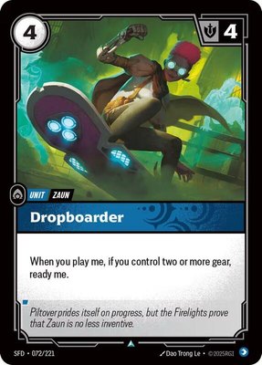 Dropboarder, Spiritforged