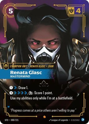 Renata Glasc, Mastermind, Spiritforged