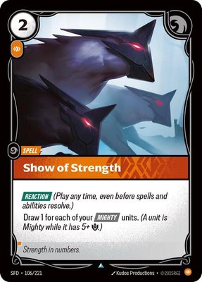 Show of Strength, Spiritforged