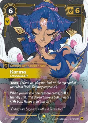 Karma, Channeler (Overnumbered), Spiritforged