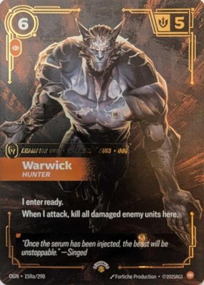 Warwick, Hunter, Riftbound Promotional Cards