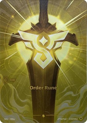 Order Rune (R06a), Spiritforged
