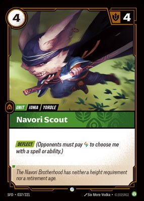 Navori Scout, Riftbound Organized Play Promotional Cards