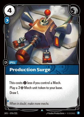 Production Surge, Riftbound Organized Play Promotional Cards