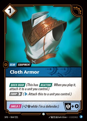 Cloth Armor, Riftbound Organized Play Promotional Cards