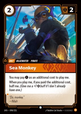 Sea Monkey, Riftbound Organized Play Promotional Cards