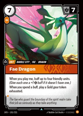Fae Dragon, Riftbound Organized Play Promotional Cards